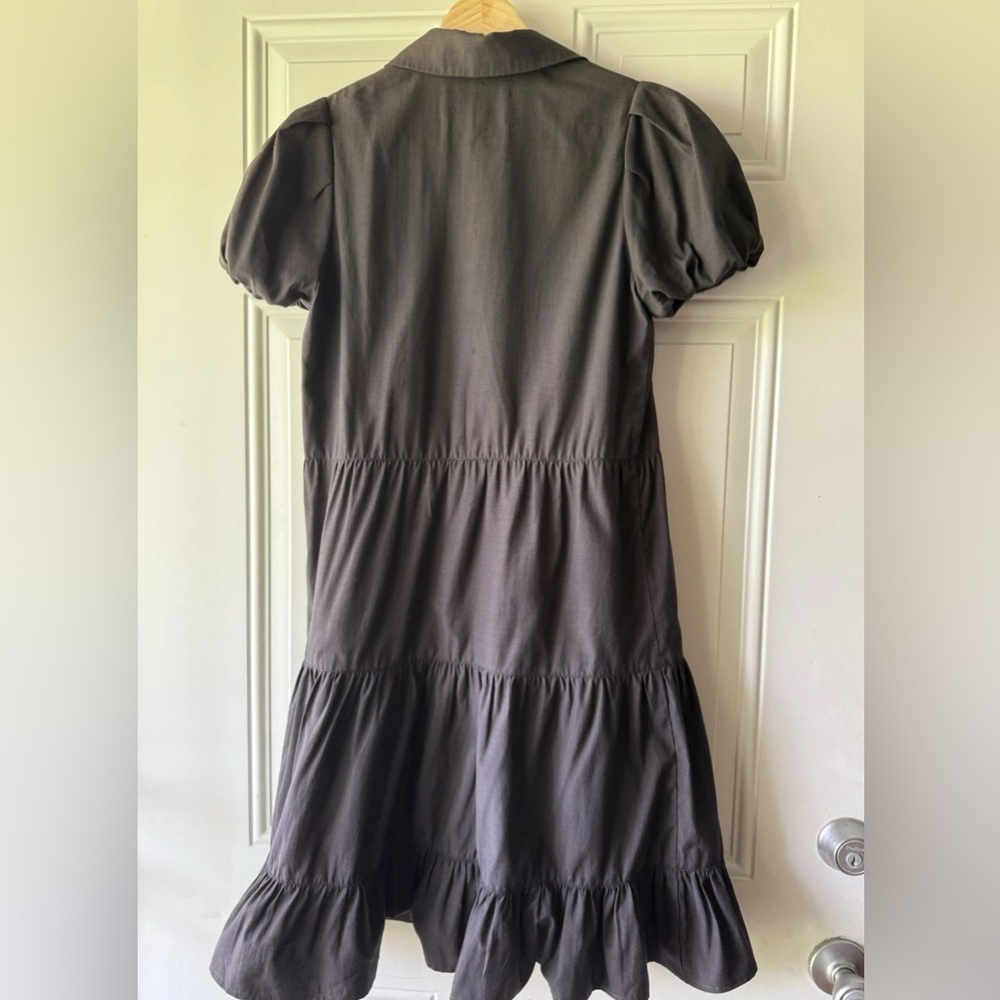 BROCHU WALKER Havana Mini Tiered Dress - Washed Black - XS - Picture 6 of 9